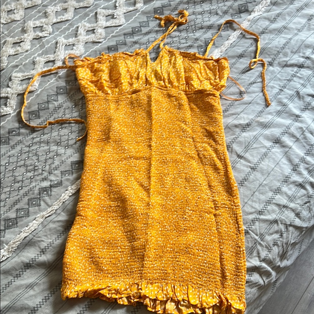 Vibrant Yellow Dress